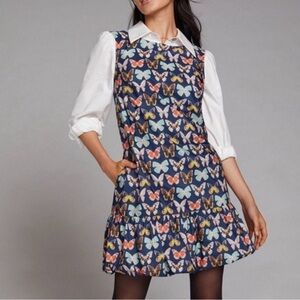 Maeve Multicolor Butterfly Mini Dress